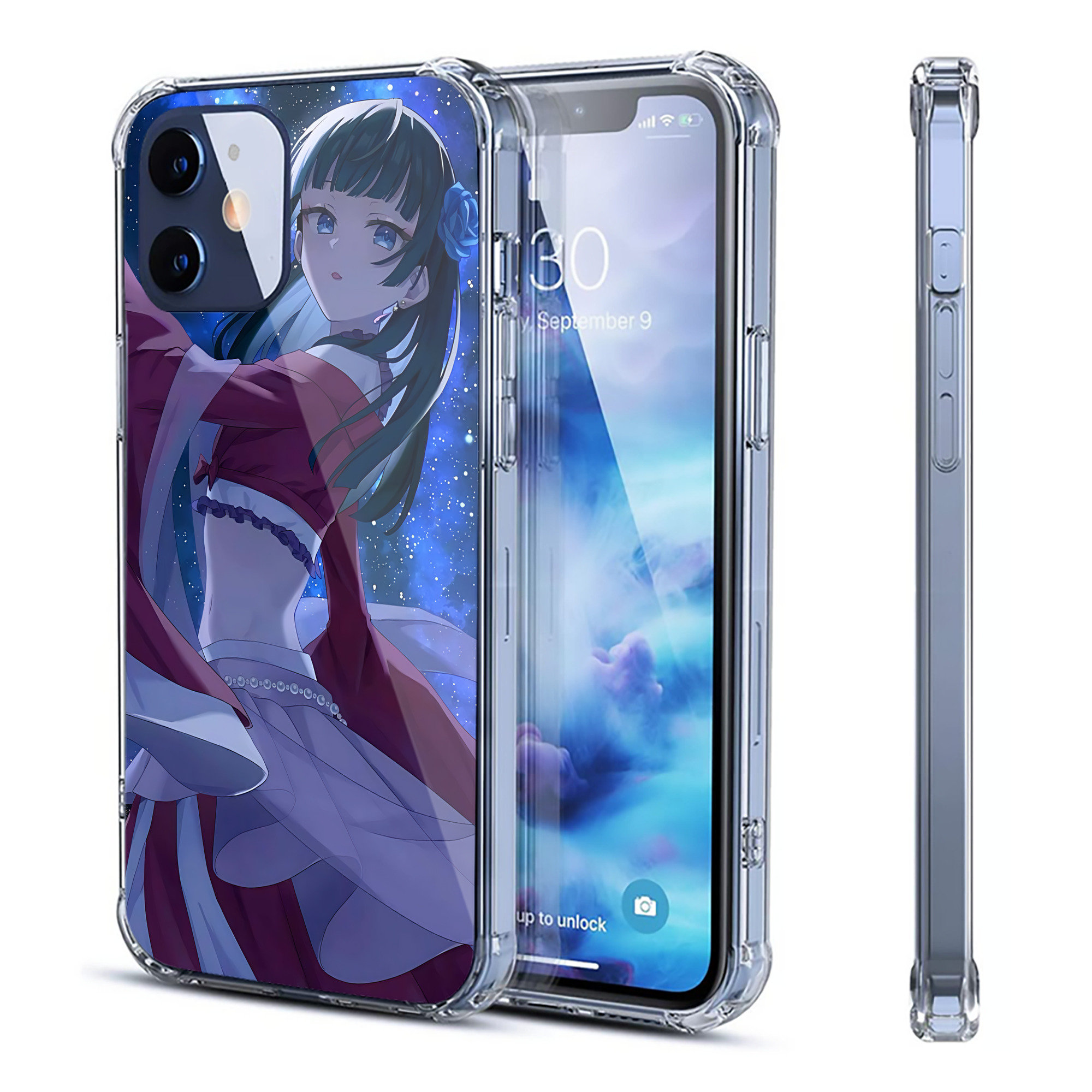 （画像用） 薬屋のひとりごと The Apothecary Diaries 【iPhone 12シリーズ対応】透明スマホケース（クリアソフトケース）